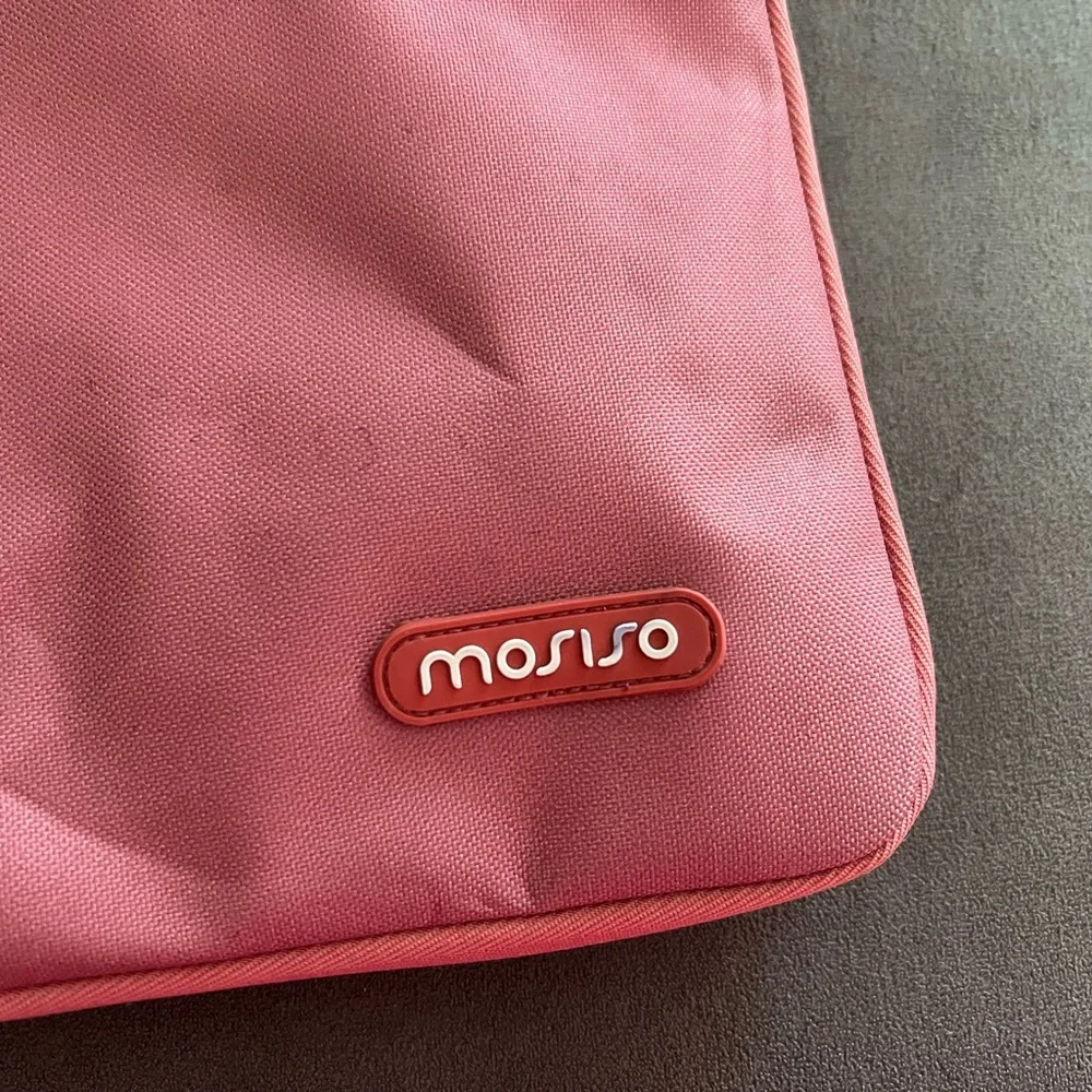 Mosiso Macbook Air Pro Laptop Sleeve Bag Case Pouch Cover Zip 13” X 9.5” Pink
